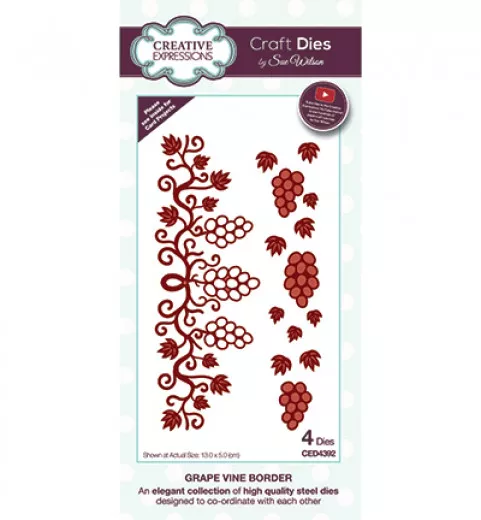 Craft Dies - Grape Vine Border