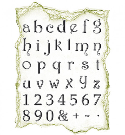 Clear Stamps - Alphabet klein