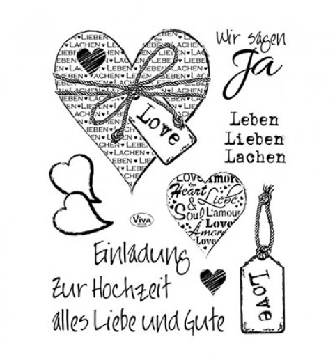 Clear Stamps - Hochzeit II