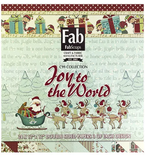 Joy To The World 12x12 Paper Pad