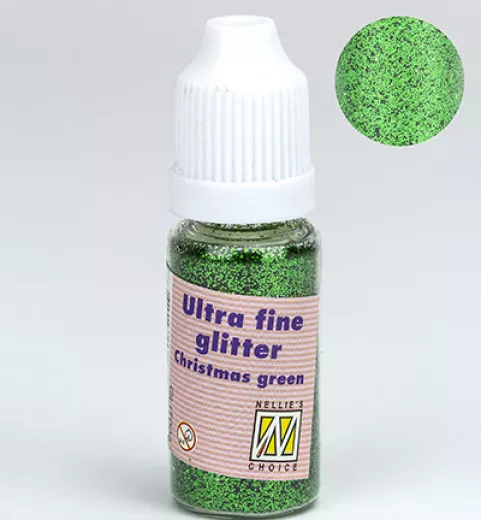 Flasche ultrafeiner Glitter Weihnachtsgrün