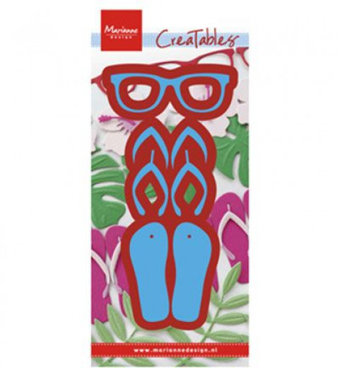 Creatables - Flip Flops und Sonnenbrille