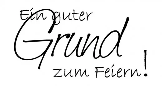 Holzstempel - Ein guter Grund zum Feiern!