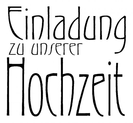 Stempel Einladung zu unserer Hochzeit