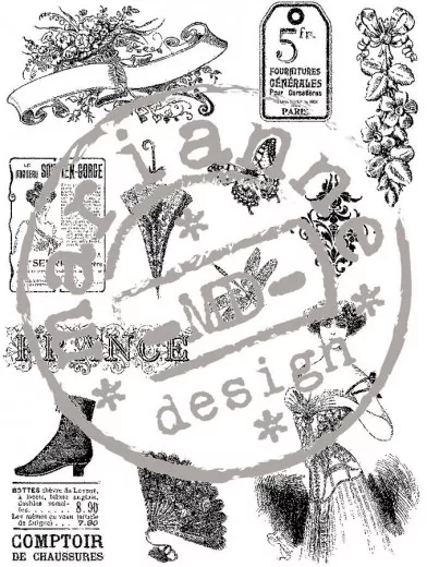 Clear Stamps Victorian Ladies 1