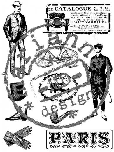 Clear Stamps Victorian Men