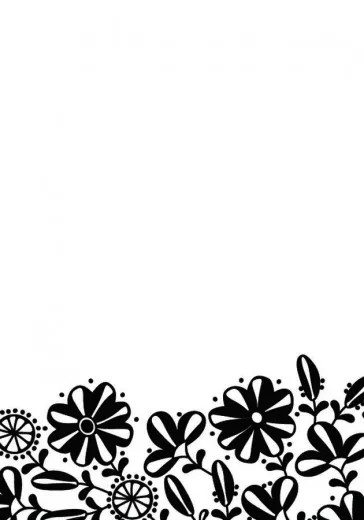 Embossing Folder - Flower Border 1