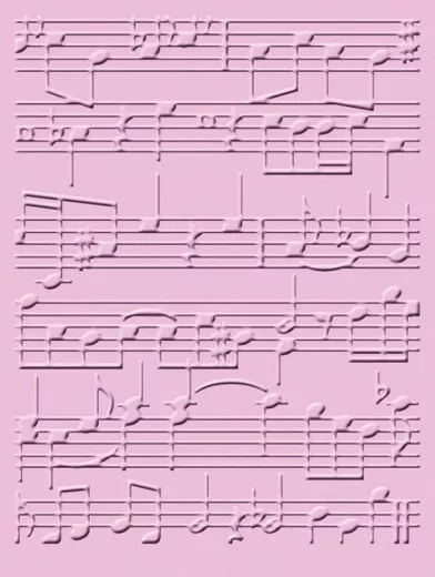 Embossing Folder - margs melodies