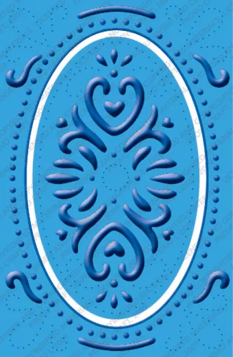 Embossing Folder plus - elegant ellipse