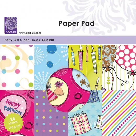 Paper Pad 6x6 - Party