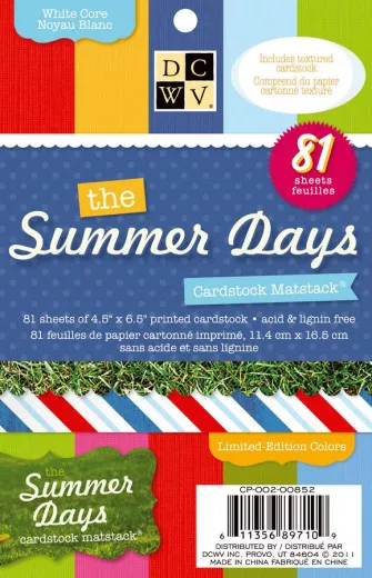 Mat Stack Cardstock Summer days