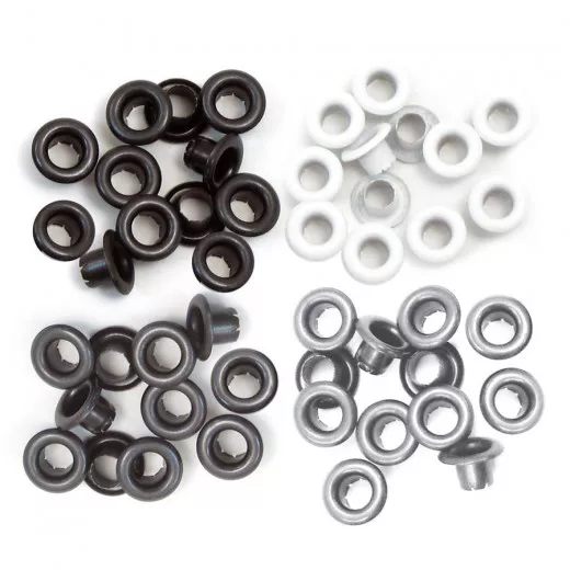 Eyelets Sortiment - Grey