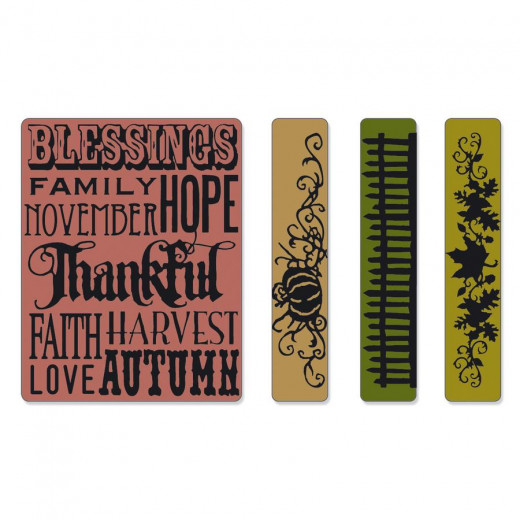 Embossing Folder - Thankful