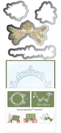 Framelits Die Set w/Embossing Folder - Ornament Set