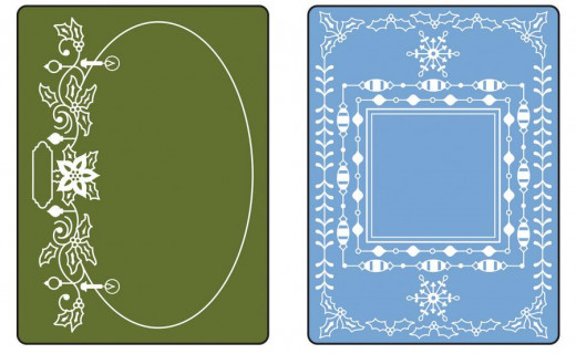 Embossing Folder - Holiday Frames Set