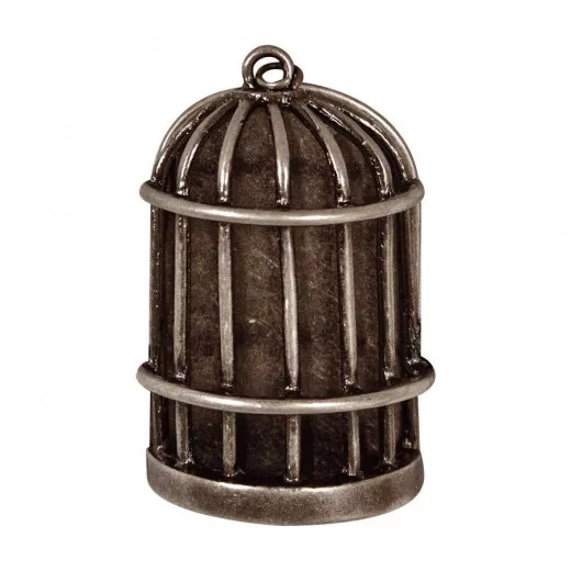 Idea-Ology Metal Birdcage Antique Nickel