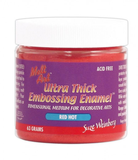 UTEE Embossing Pulver red hot