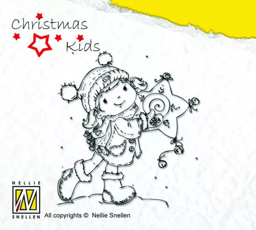 Clear Stamp Christmas Kids You like my Star