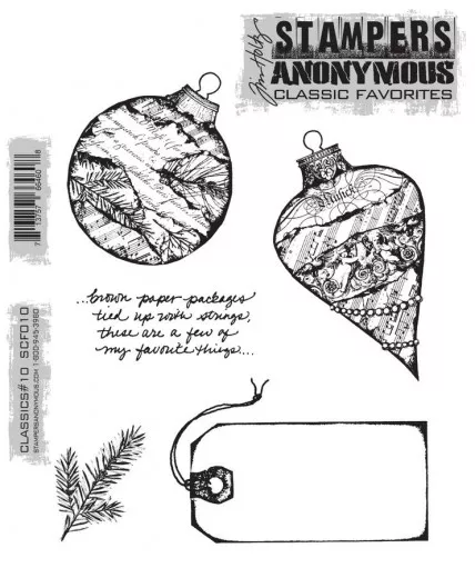 Cling Stamps Tim Holtz - Classics 10