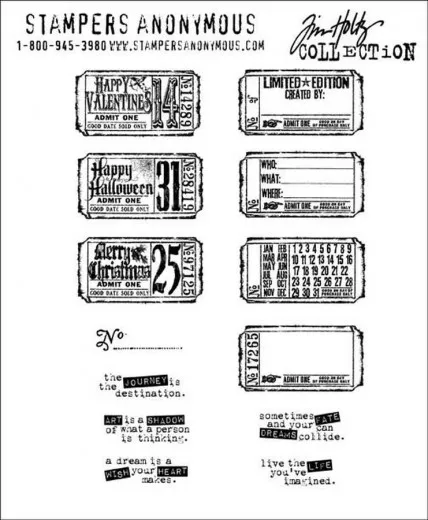 Cling Stamps Tim Holtz - Odds and Ends