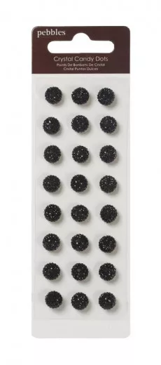 Candy Dots Crystal Black