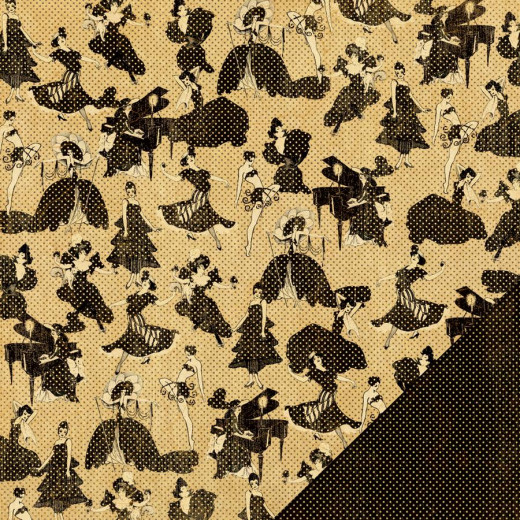 Curtain Call Designpapier - leading ladies