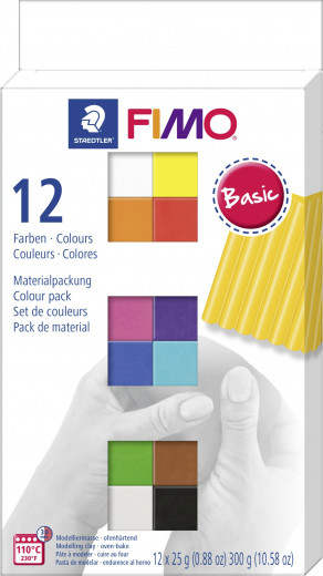 Fimo Soft Satz mit 12 Farben