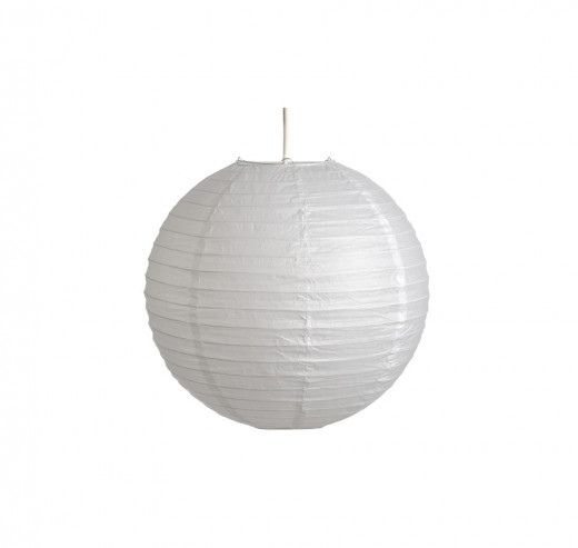 Lampion rund 20 cm, weiß