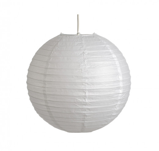 Lampion rund 40cm, weiß