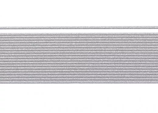 Verzierwachsstreifen, alusilber