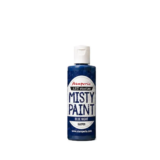 60-ml-Flasche Stamperia Art Stories Misty Paint in Blue Night