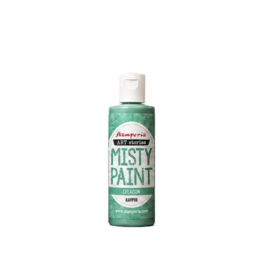60-ml-Flasche Stamperia Art Stories Misty Paint in Celadon