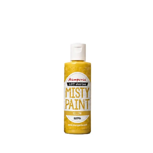 60-ml-Flasche Stamperia Art Stories Misty Paint in Yellow