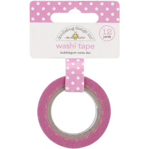 Washi Tape - Bubble Gum Swiss Dot