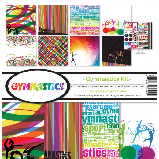 Gymnastics 12x12 Collection Kit