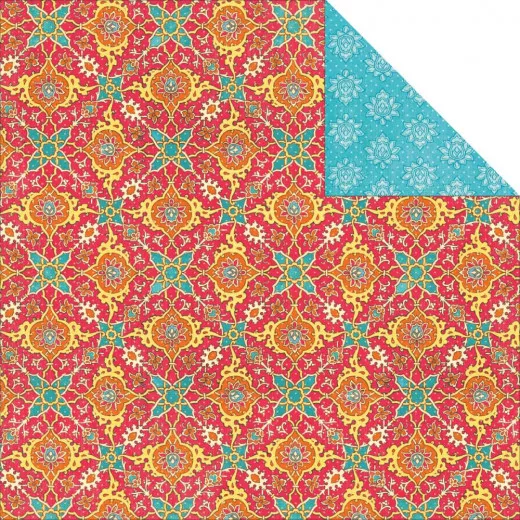 Bohemian Bazaar Designpapier - Jasmine Nights