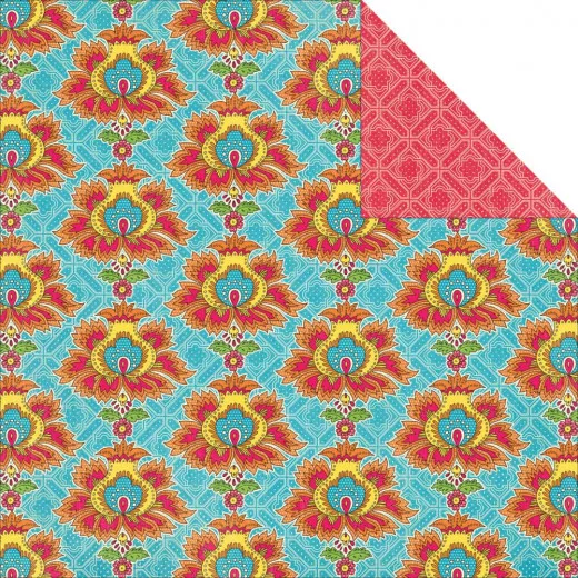 Bohemian Bazaar Designpapier - Opulent Sunset