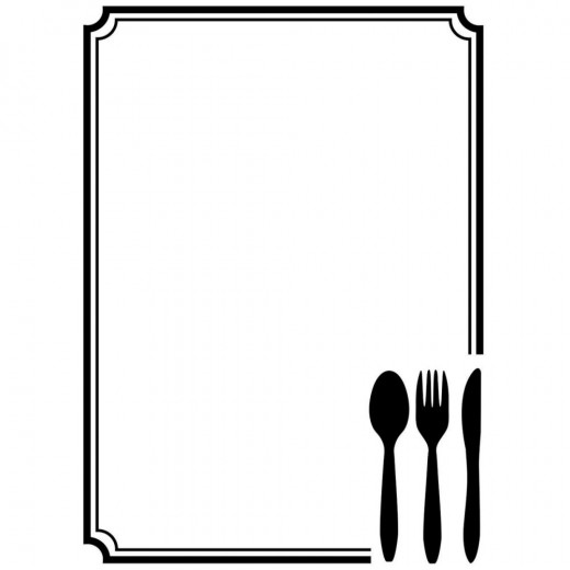 Embossing Folder - Cutlery