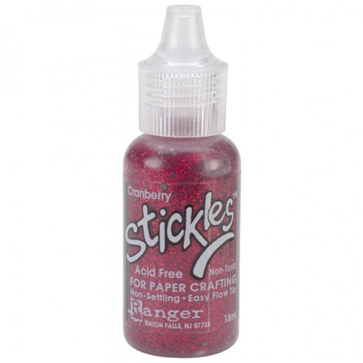 Stickles Glitterglue - Cranberry