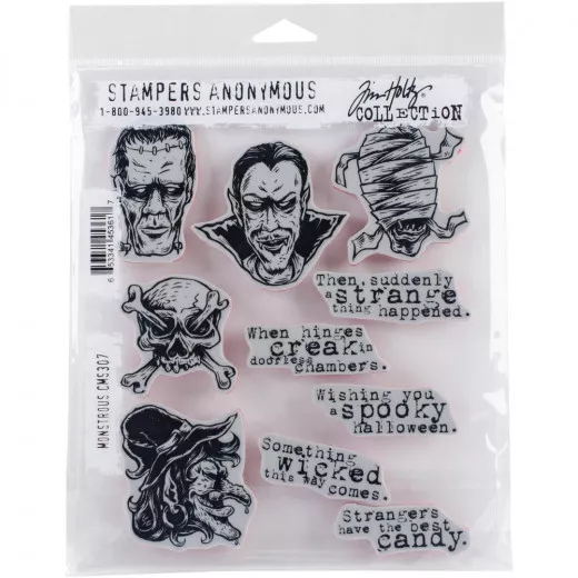 Cling Stamps by Tim Holtz - Monstrous