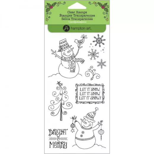 Clear Stamps - Festive Snowmen