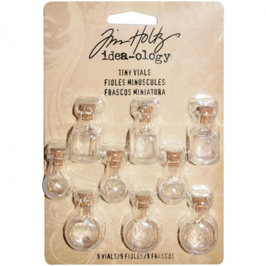 Idea-Ology Tiny Vials Assorted Shapes