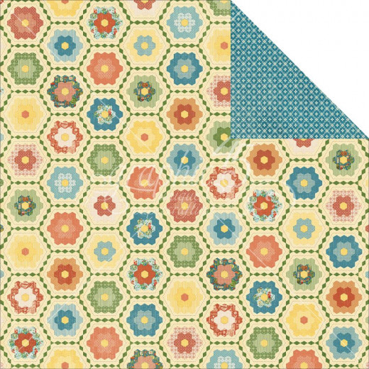 Home Sweet Home Designpapier - Grannys Quilt