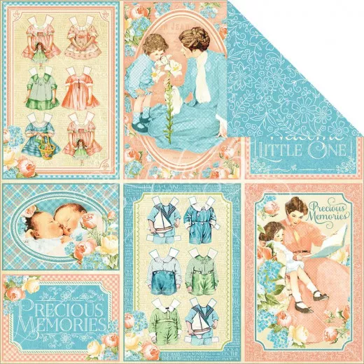 Precious Memories Designpapier - Pat-A-Cake