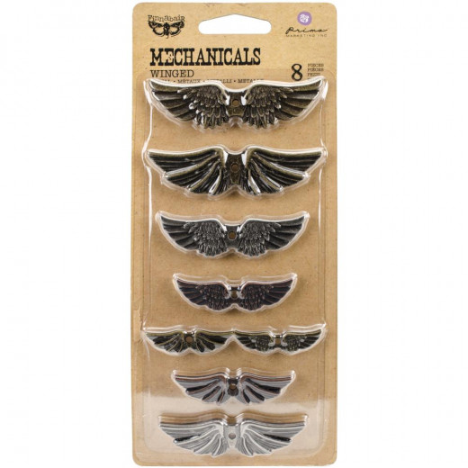 Metal Mechanical Embellishments - Winged