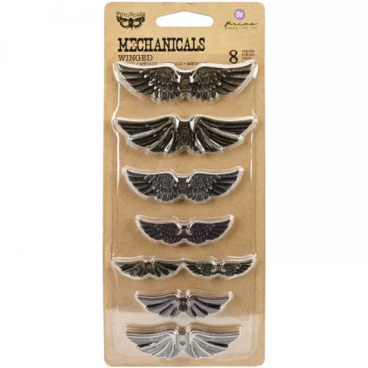 Metal Mechanical Embellishments - Winged