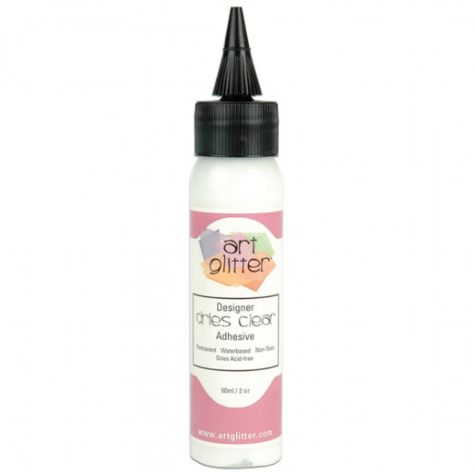 Art Institute Glitter Designer Dries Clear Adhesive (2oz)