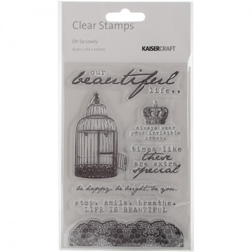 Clear Stamps - Oh so lovely