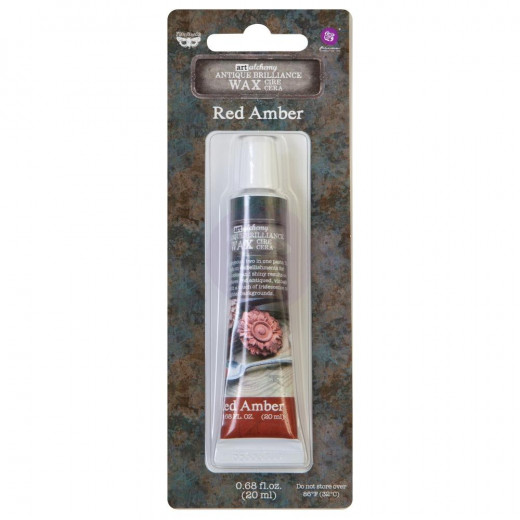 Alchemy Antique Brilliance Wax - Red Amber