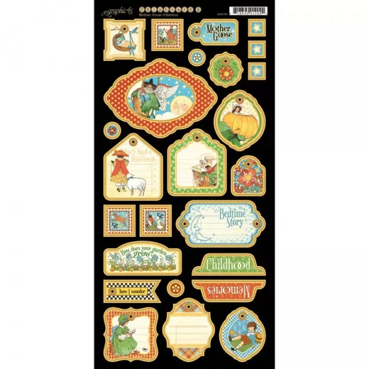 Mother Goose Chipboard 2